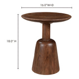 Nels Dark Brown End Table - Ornate Home