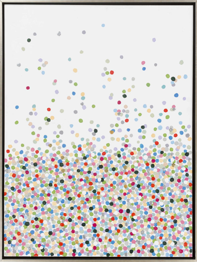 Nelse Multicolor Polka Dot Pattern Wall Art - Clearance - Ornate Home
