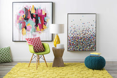 Nelse Multicolor Polka Dot Pattern Wall Art - Clearance - Ornate Home