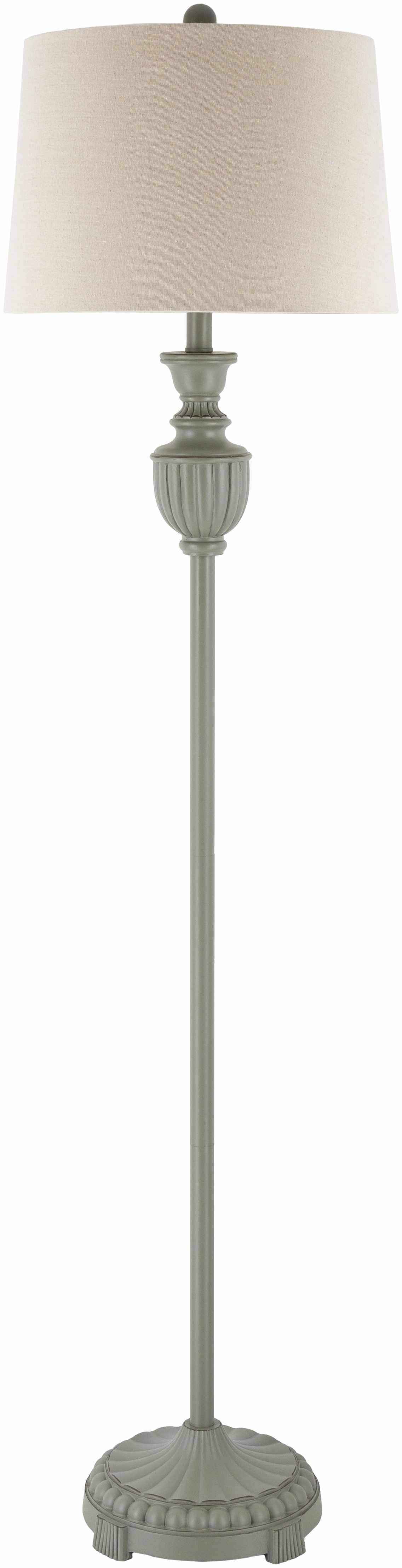 Nelspruit Gray Resin Floor Lamp - Clearance - Ornate Home