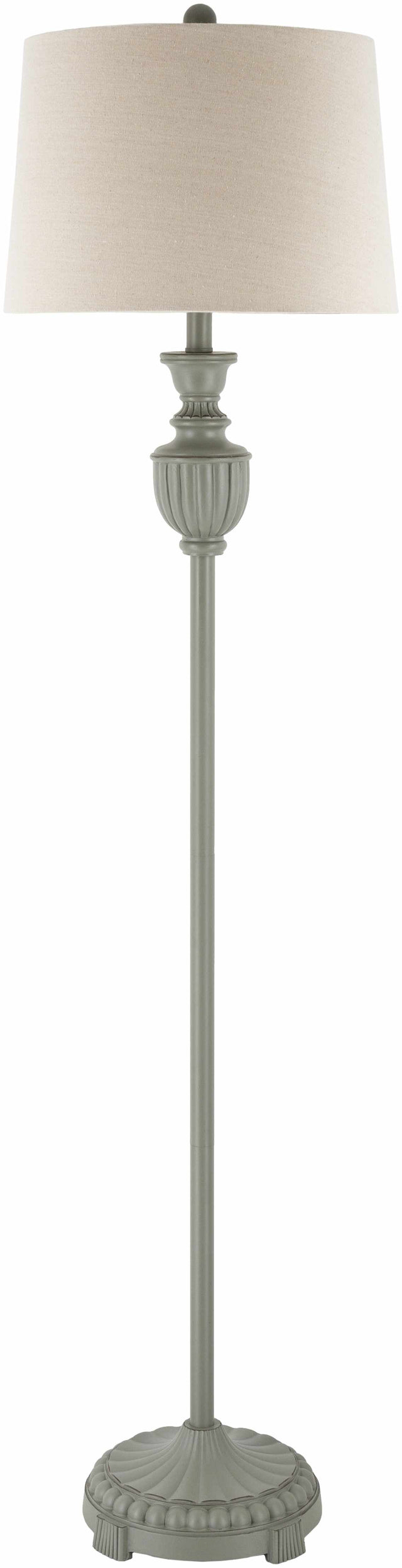Nelspruit Gray Resin Floor Lamp - Clearance - Ornate Home