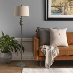 Nelspruit Gray Resin Floor Lamp - Clearance - Ornate Home