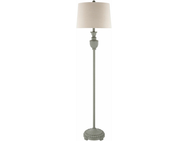Nelspruit Gray Resin Floor Lamp - Ornate Home