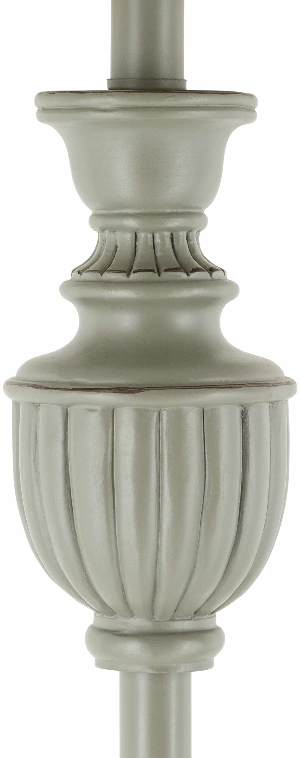 Nelspruit Gray Resin Floor Lamp - Ornate Home