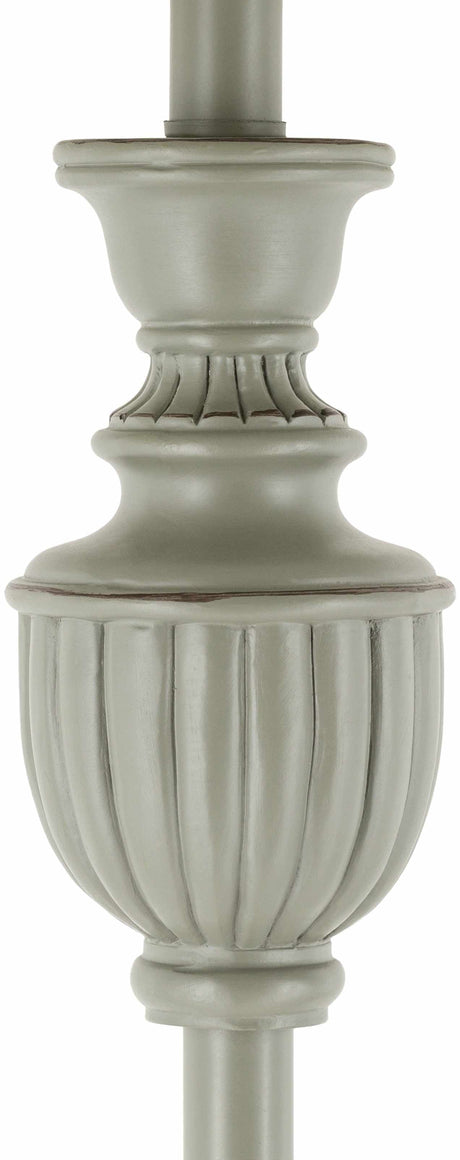 Nelspruit Gray Resin Floor Lamp - Ornate Home