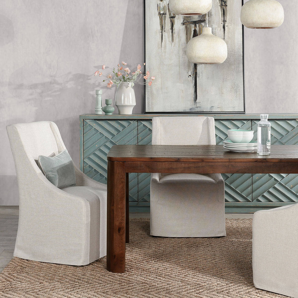 Nemi Brown Dining Table - Ornate Home