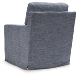 Nenana Next-Gen Nuvella Denim Swivel Glider Accent Chair (Online Special Price) - Ornate Home