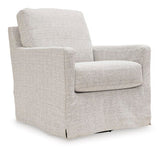 Nenana Next-Gen Nuvella Stone Swivel Glider Accent Chair (Online Special Price) - Ornate Home