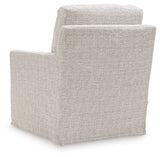 Nenana Next-Gen Nuvella Stone Swivel Glider Accent Chair (Online Special Price) - Ornate Home