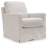 Nenana Next-Gen Nuvella Stone Swivel Glider Accent Chair - Ornate Home