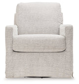 Nenana Next-Gen Nuvella Stone Swivel Glider Accent Chair - Ornate Home