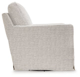 Nenana Next-Gen Nuvella Stone Swivel Glider Accent Chair - Ornate Home