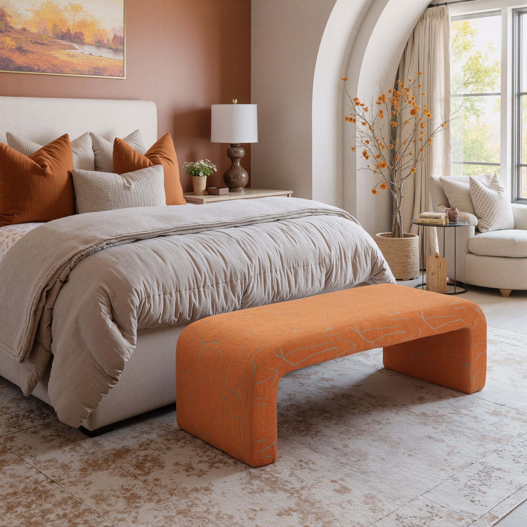 Nendo Orange Bench Abstract