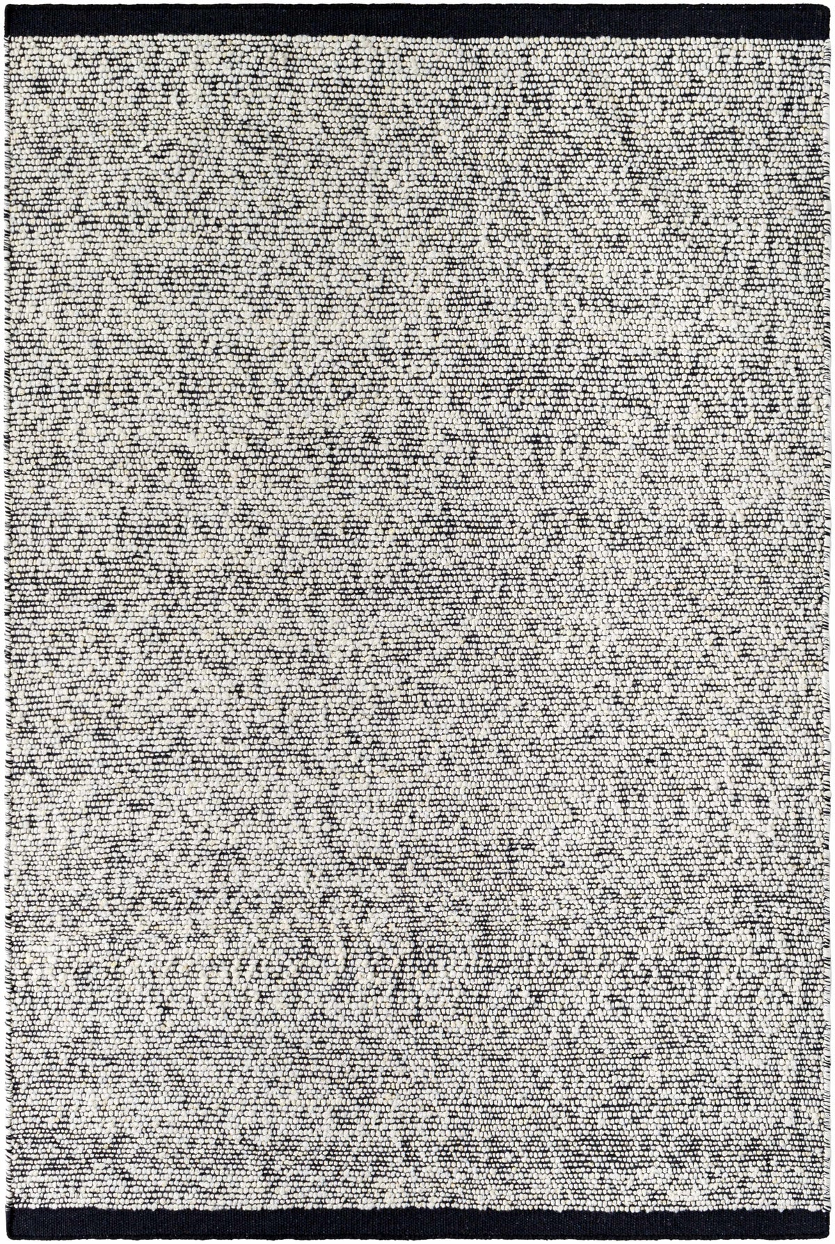 Nenet Black Hand Woven Area Rug - Clearance - Ornate Home