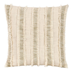 Nenna Natural/Ivory 22"x22" Throw Pillow (Set of 2)