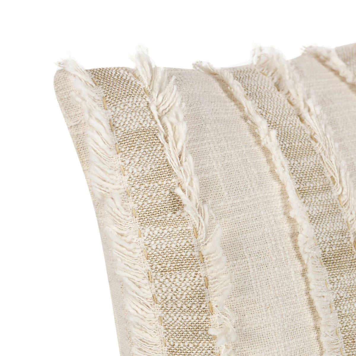 Nenna Natural/Ivory 22"x22" Throw Pillow (Set of 2)