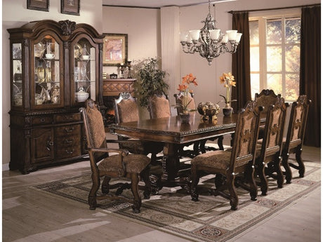 Neo Brown Renaissance China Hutch - Ornate Home