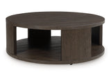 Neo Rich Brown Round Cocktail Table (Online Special Price) - Ornate Home