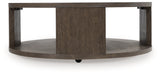 Neo Rich Brown Round Cocktail Table (Online Special Price) - Ornate Home