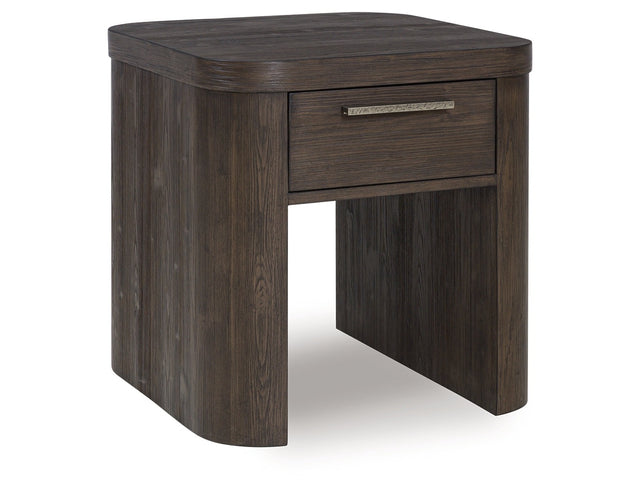 Neo Rich Brown Square End Table - Ornate Home