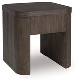 Neo Rich Brown Square End Table - Ornate Home