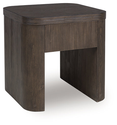 Neo Rich Brown Square End Table - Ornate Home