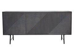 Neo Smoke Grey Sideboard - Ornate Home
