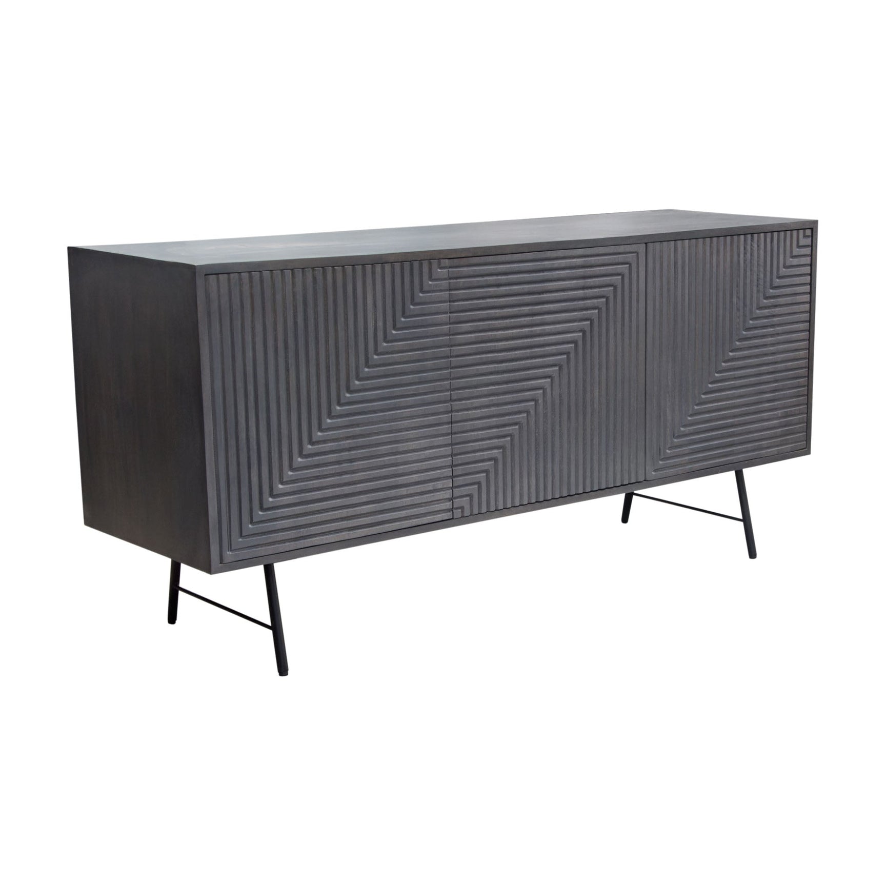 Neo Smoke Grey Sideboard - Ornate Home