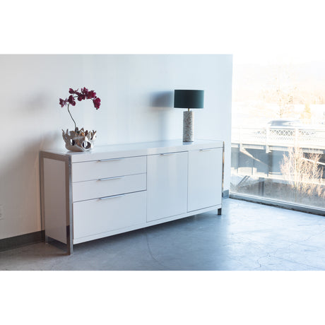 Neo White Sideboard - Ornate Home