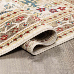 Neola White/Brown Oushak Rug - Ornate Home