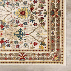 Neola White/Brown Oushak Rug - Ornate Home