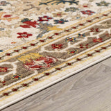 Neola White/Brown Oushak Rug - Ornate Home