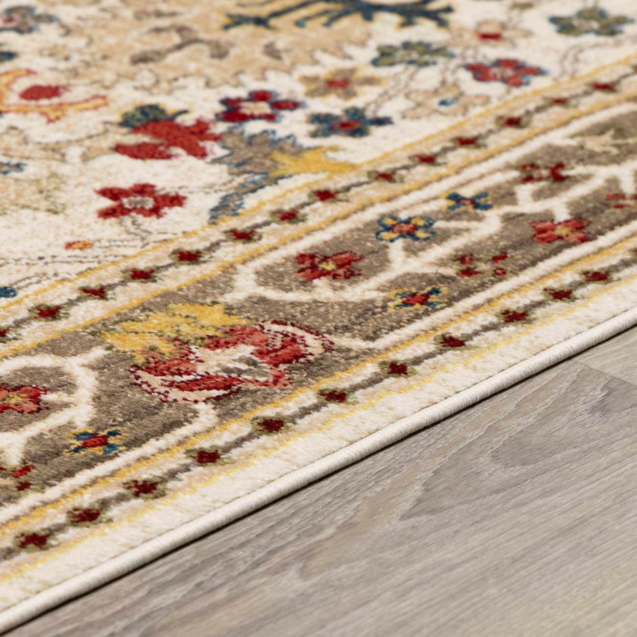 Neola White/Brown Oushak Rug - Ornate Home