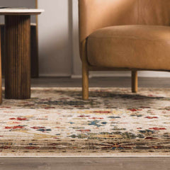 Neola White/Brown Oushak Rug - Ornate Home