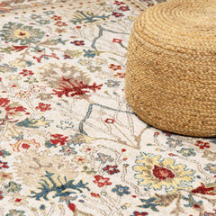 Neola White/Brown Oushak Rug - Ornate Home