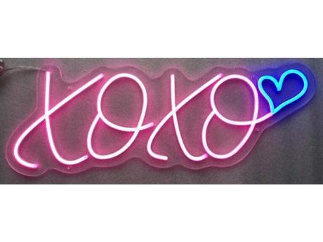 Neon Xoxo Wall Art - Ornate Home