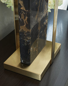 Neonish Black/Gold Table Lamp - Ornate Home