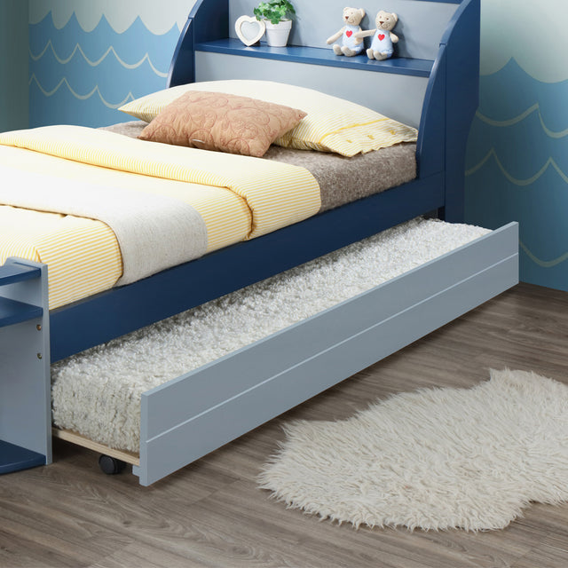 Neptune II Gray Trundle (Twin)-Optional - Ornate Home