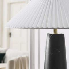 Nera Black Marble Table Lamp - Ornate Home