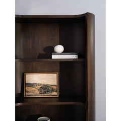 Nera Brown Bookcase - Ornate Home