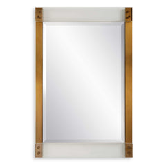 Nera Plated Brass Mirror - Ornate Home