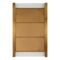 Nera Plated Brass Mirror - Ornate Home