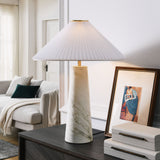 Nera White Marble Table Lamp - Ornate Home