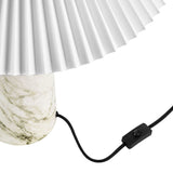 Nera White Marble Table Lamp - Ornate Home