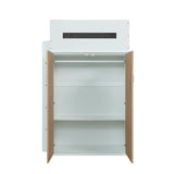 Nerice White & Oak Loft Bed - Ornate Home