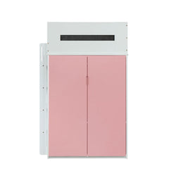 Nerice White & Pink Loft Bed - Ornate Home