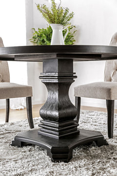 Nerissa Antique Black/Beige 5 Pc. Dining Room Set - Ornate Home