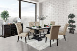 Nerissa Antique Black Dining Table - Ornate Home
