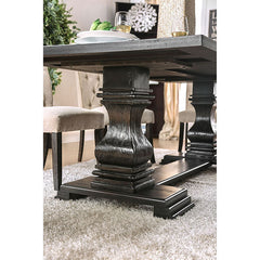 Nerissa Antique Black Dining Table - Ornate Home
