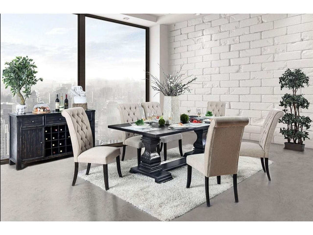 Nerissa  Dark Brown  Dining Table - Ornate Home